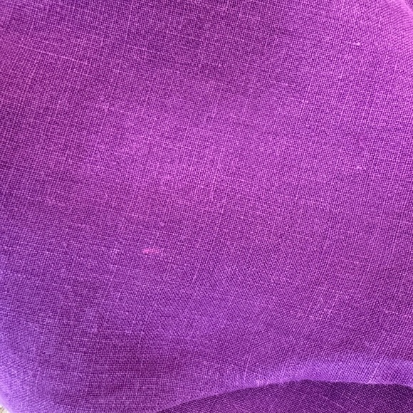 Bryn Walker Purple Light Linen High-Low Dress Size XL. C23 - Picture 9 of 16